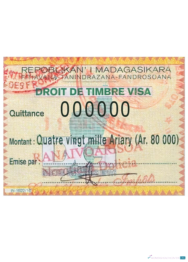 Download MADAGASCAR visa Photoshop template